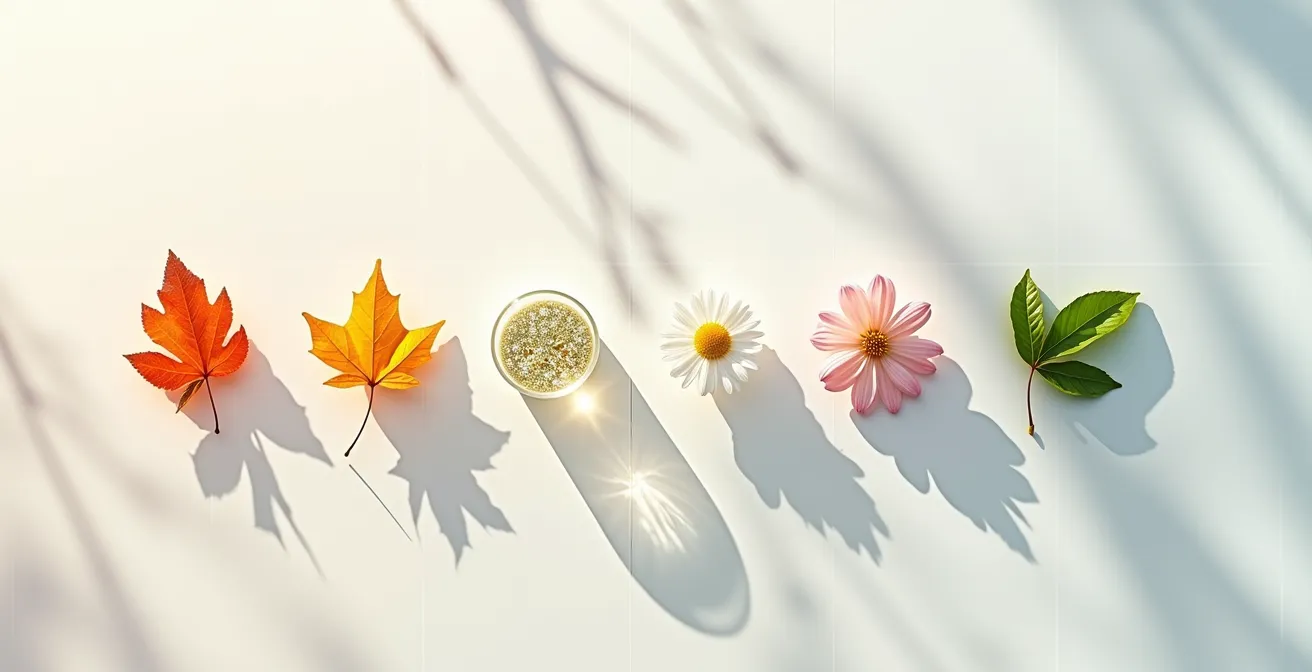 Calendrier de planification avec mois marqués