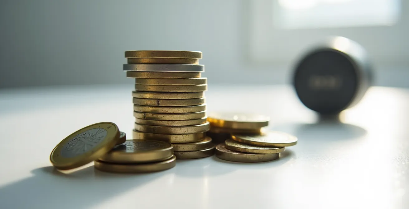 Représentation visuelle des économies réalisées