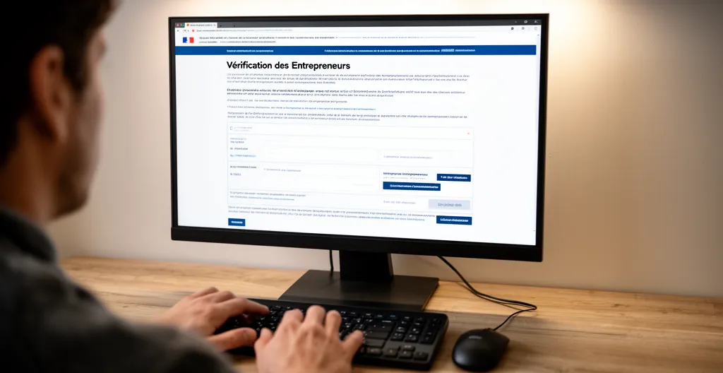 Écran d'ordinateur affichant la recherche d'un artisan certifié RGE